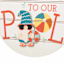 Sunny Club Glittered Welcome to Our Pool Wooden Outdoor Wall Decor, 16"
