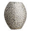 Tracey Boyd Grey Bamboo Capiz Vase, 17"
