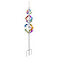 Multicolor Metal Wind Spinner, 48"