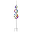 Multicolor Metal Wind Spinner, 48"