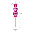 Butterfly Metal Wind Spinner, 48"