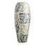 Providence Blue Capiz Mosaic Vase, 23"