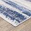 Fairfax Blue Abstract Area Rug, 5x7