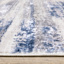 Fairfax Blue Abstract Area Rug, 5x7