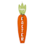 Happy Easter Carrot Porch Leaner, 47"