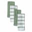 Set of 4 Green Rockridge Terry Cotton Kitchen Towels