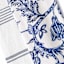 Set of 2 Blue Batik Print Terry Cotton Kitchen Towels