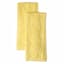 Set of 2 Yellow Wave Terry Cotton Kitchen Towels