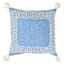 Providence Beaded Border Throw Pillow with Tassels, 18"