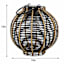 10In Rattan Solar Lantern