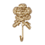 Providence Flower Gold Metal Wall Hook