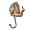 Honeybloom Snail Gold Metal Wall Hook