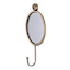 Honeybloom Snail Gold Metal Mirror Wall Hook