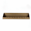 Honeybloom Scalloped 27 Gold Metal Wall Shelf