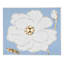 Providence Blue & White Metal Flower Wall Decor