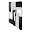 Crosby St. Black & White Geo Wooden Wall Décor