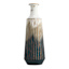 Grey Tribal Metal Vase, 20"