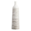 White & Cream Metal Vase, 20"