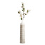 White & Cream Metal Vase, 24"