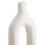 Tracey Boyd White Ceramic Open Vase, 17.5"