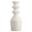 Found & Fable White Stacked Ceramic Vase, 11"