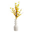 Found & Fable White Stacked Ceramic Vase, 11"