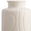White Ceramic Vase, 9"