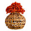 Woven Natural Vase, 10"