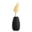 Found & Fable Eileen Black Ceramic Vase, 12"