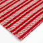 Homespun Patriotic Red Twill Woven Pet Layering Rug, 24x36
