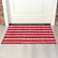 Homespun Patriotic Red Twill Woven Pet Layering Rug, 24x36