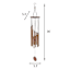 Wood Top Classic Wind Chime, 36"
