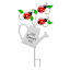 Love Grows Here Metal Yard Stake, 21"