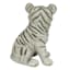 Found & Fable White Tiger Cub Outdoor Garden Statue, 10"