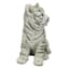 Found & Fable White Tiger Cub Outdoor Garden Statue, 10"