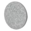 Found & Fable Carved Flower Stepping Stone, 10"