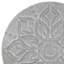 Found & Fable Carved Flower Stepping Stone, 10"