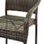 Providence Fairview Wicker Patio Bar Stool, Brown