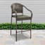 Providence Fairview Wicker Patio Bar Stool, Brown