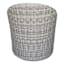 Honeybloom Monterey 3-Piece Pumice Wicker Finish with Light Grey Cushions Swivel Patio Chat Set