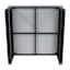 Soho Black Metal with Cement Top Patio Coffee Table