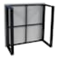 Soho Black Metal with Cement Top Patio Coffee Table