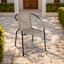 Wicker & Metal Stacking Patio Chair, Brown