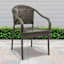 Providence Fairview Wicker Patio Dining Chair, Brown