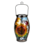 Glass Outdoor Solar Lantern with Ladybug, 10"