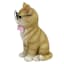 Cat Wearing Glasses & Bowtie Outdoor Garden Statue, 7"