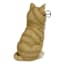 Cat Wearing Glasses & Bowtie Outdoor Garden Statue, 7"