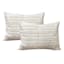 Honeybloom 3-Piece Neutral Yarn Dye Striped Comforter Set, King