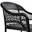 Providence Fairview Wicker Patio Armchair, Black