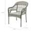 Providence Fairview Wicker Patio Armchair, Dove